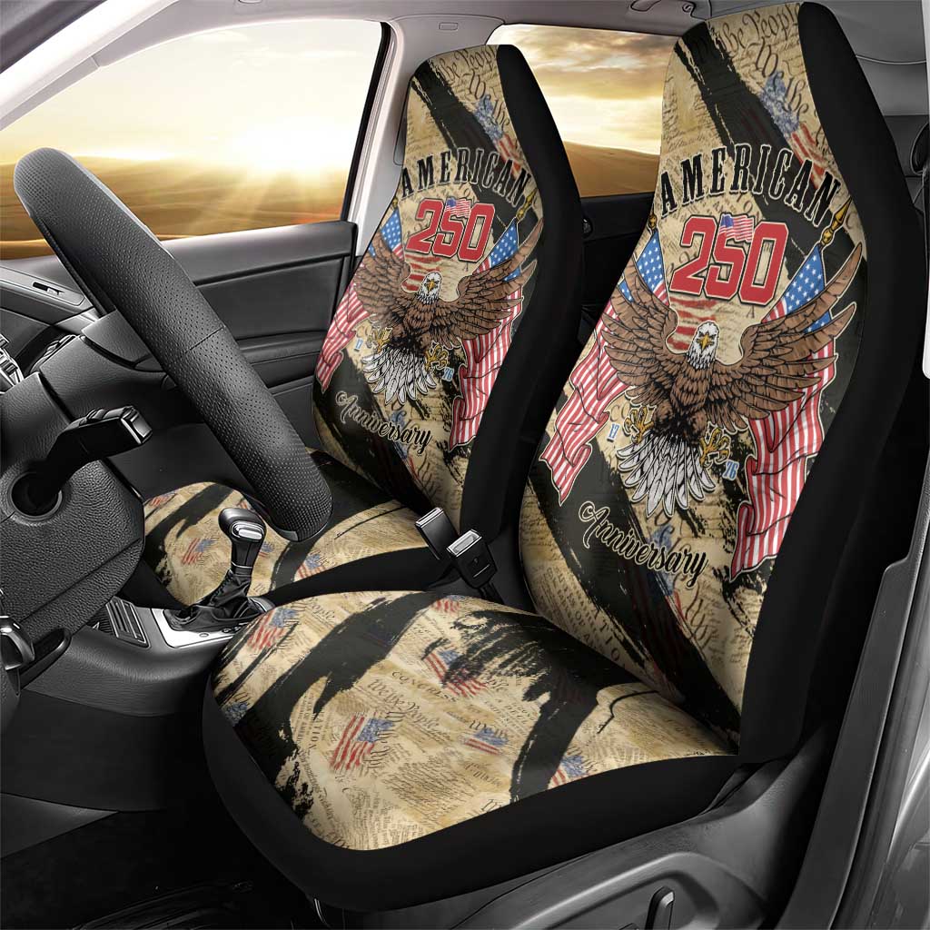 American 250th Anniversary Car Seat Cover We The People - Wonder Print Shop
