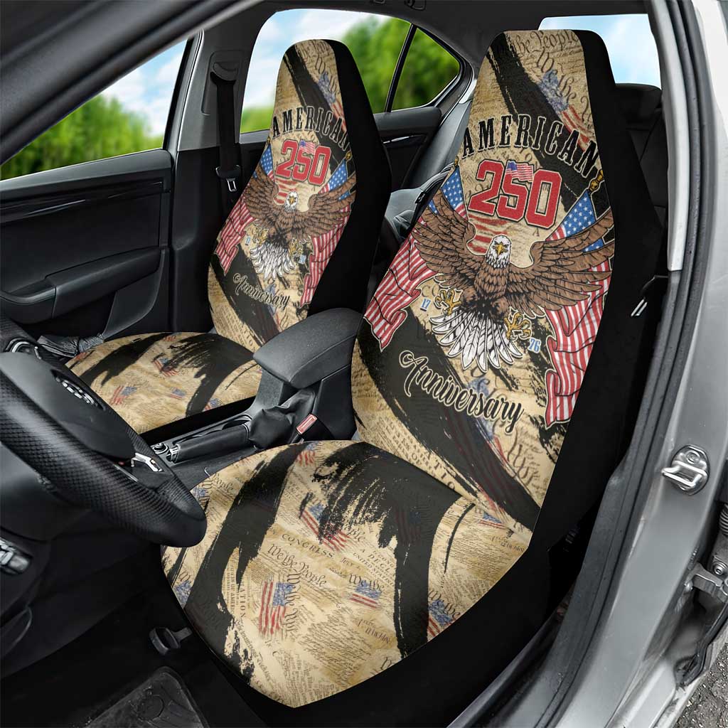 American 250th Anniversary Car Seat Cover We The People - Wonder Print Shop