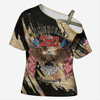 Personalized American 250th Anniversary Cross Shoulder Shirt We The People - Wonder Print Shop