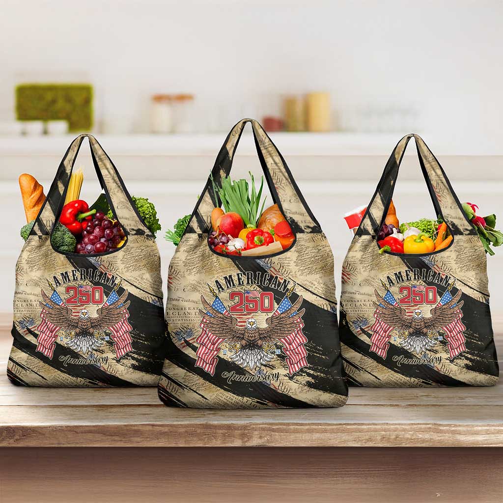 American 250th Anniversary Grocery Bag We The People - Wonder Print Shop