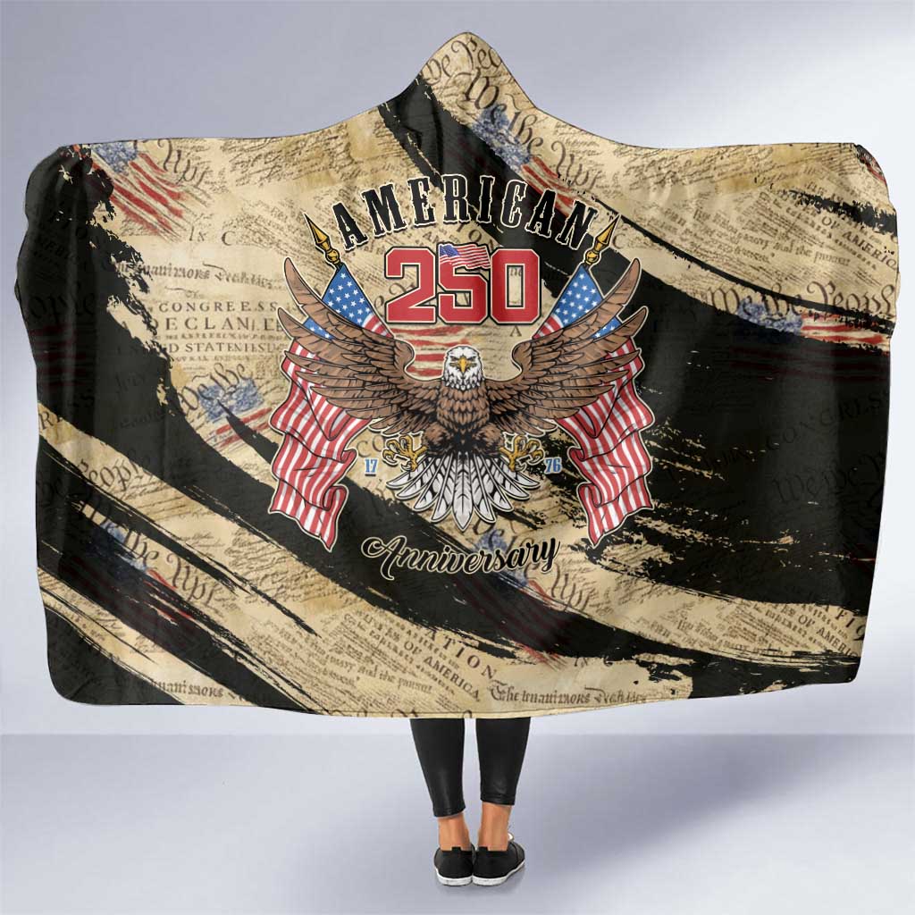 American 250th Anniversary Hooded Blanket We The People - Wonder Print Shop