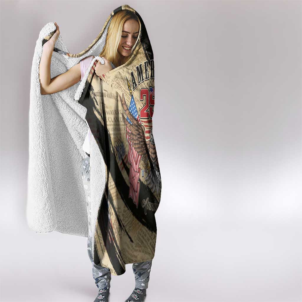 American 250th Anniversary Hooded Blanket We The People - Wonder Print Shop