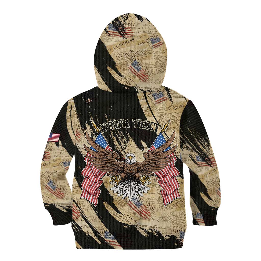 Personalized American 250th Anniversary Kid Hoodie We The People - Wonder Print Shop
