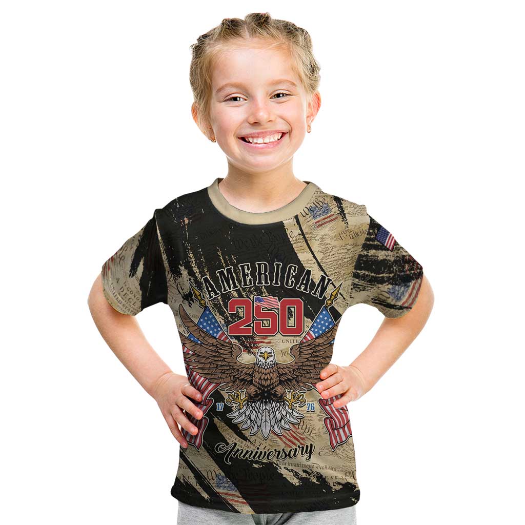 Personalized American 250th Anniversary Kid T Shirt We The People - Wonder Print Shop