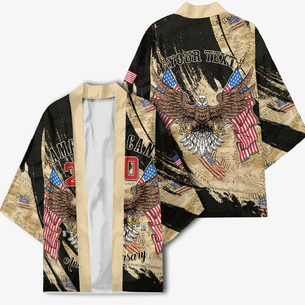 Personalized American 250th Anniversary Kimono We The People - Wonder Print Shop