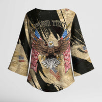 Personalized American 250th Anniversary Kimono Sleeve Blouse We The People - Wonder Print Shop