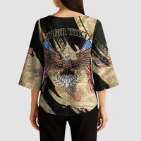 Personalized American 250th Anniversary Kimono Sleeve Blouse We The People - Wonder Print Shop