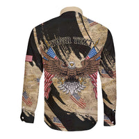 Personalized American 250th Anniversary Long Sleeve Button Shirt We The People - Wonder Print Shop