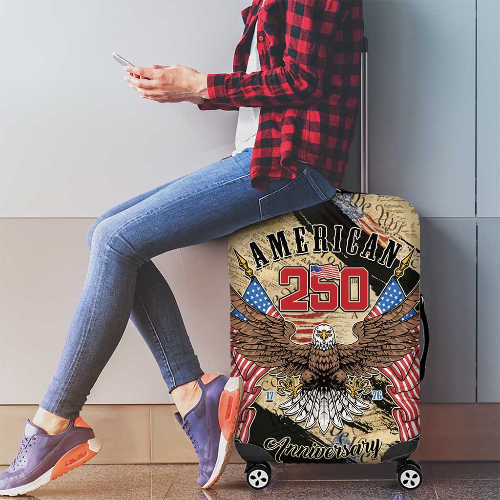 American 250th Anniversary Luggage Cover We The People - Wonder Print Shop