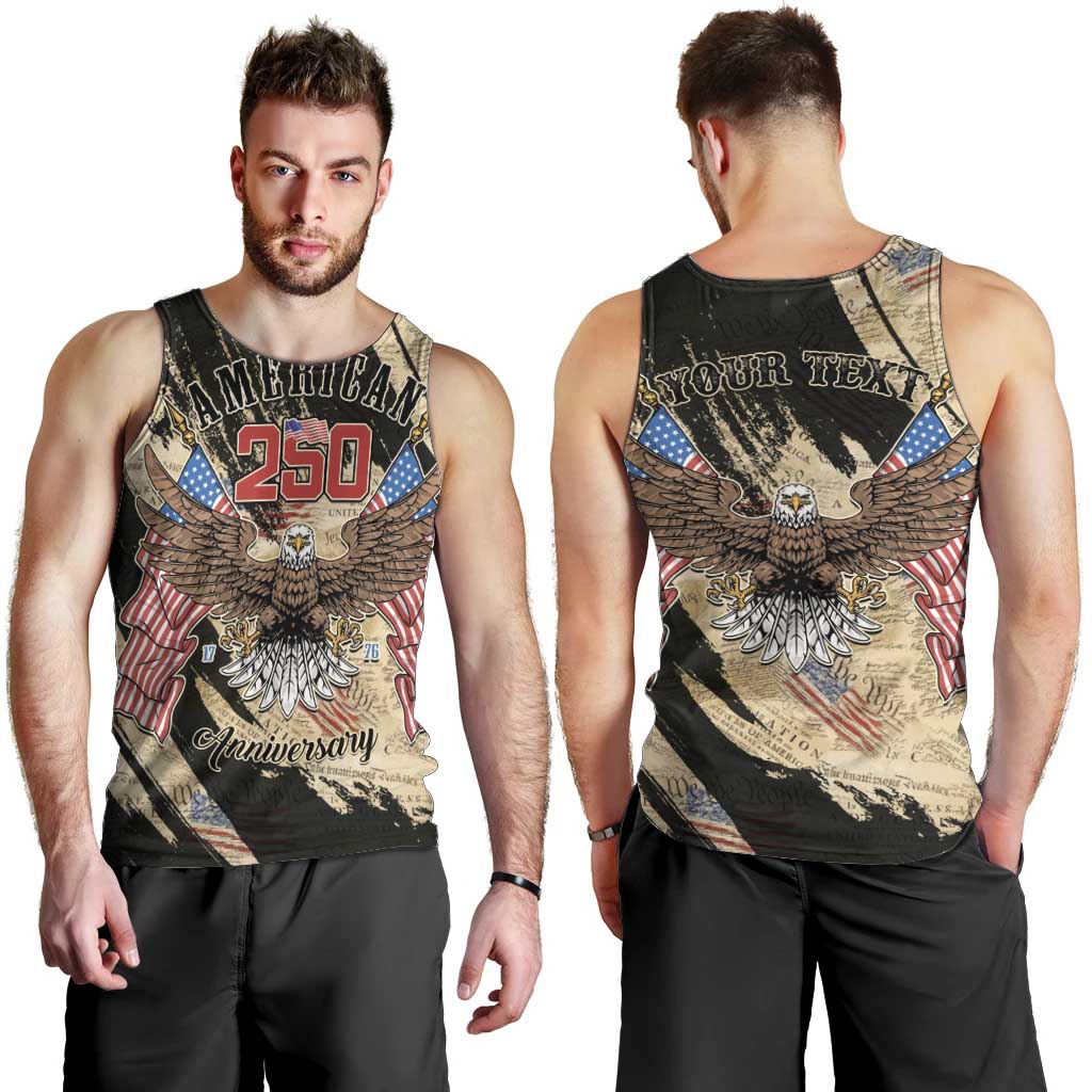 Personalized American 250th Anniversary Men Tank Top We The People - Wonder Print Shop