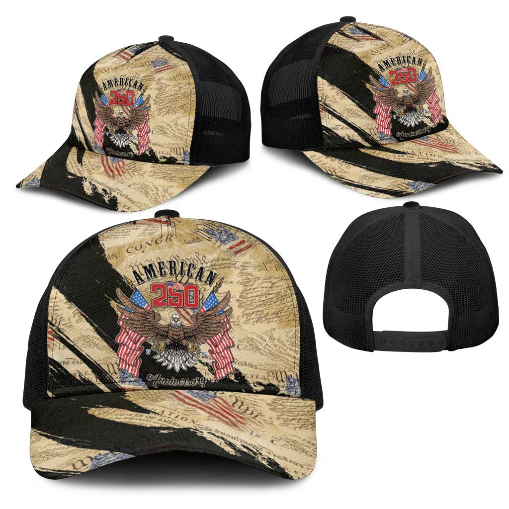 American 250th Anniversary Mesh Trucker Cap We The People - Wonder Print Shop