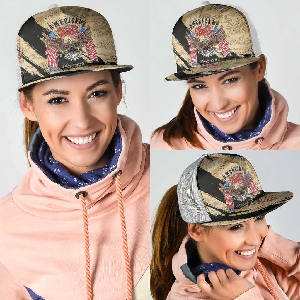 American 250th Anniversary Mesh Trucker Cap We The People - Wonder Print Shop