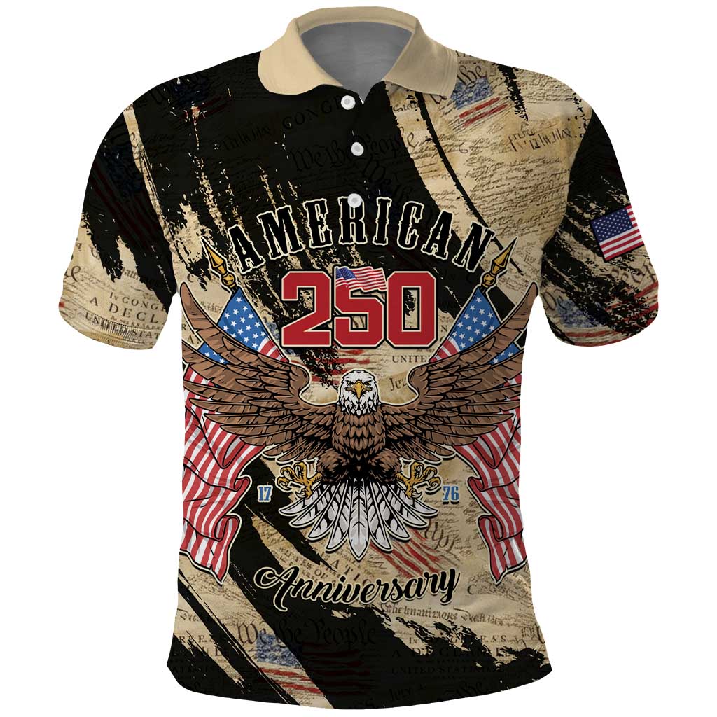 Personalized American 250th Anniversary Polo Shirt We The People - Wonder Print Shop