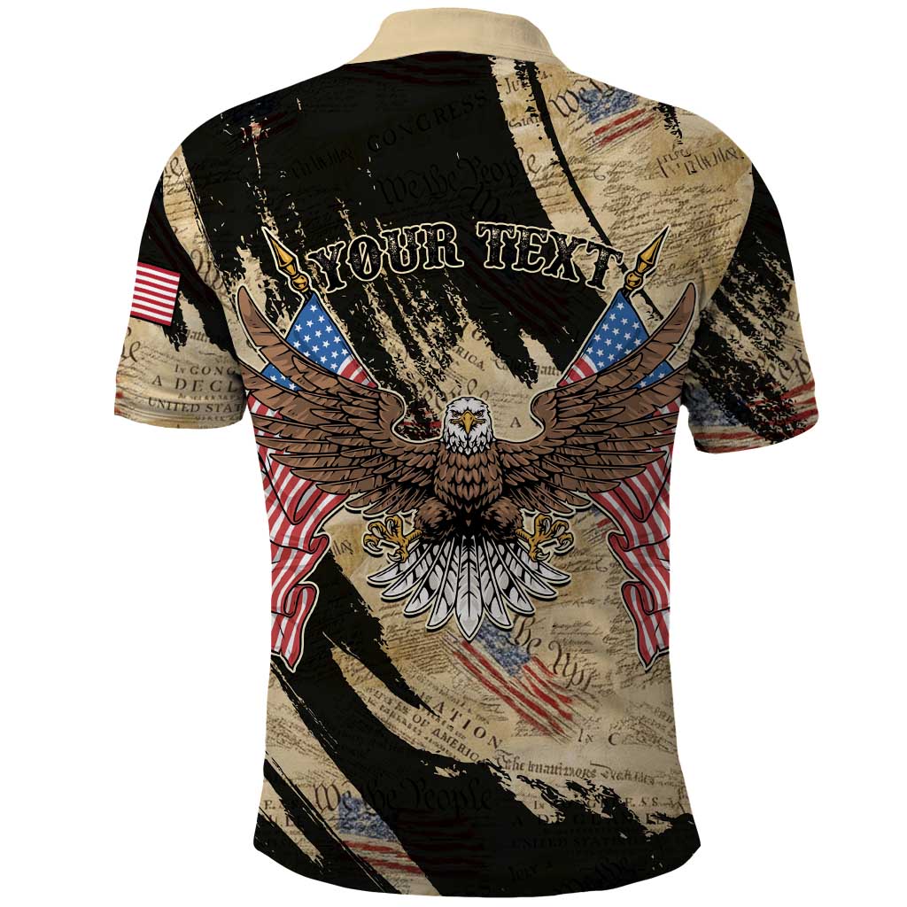 Personalized American 250th Anniversary Polo Shirt We The People - Wonder Print Shop