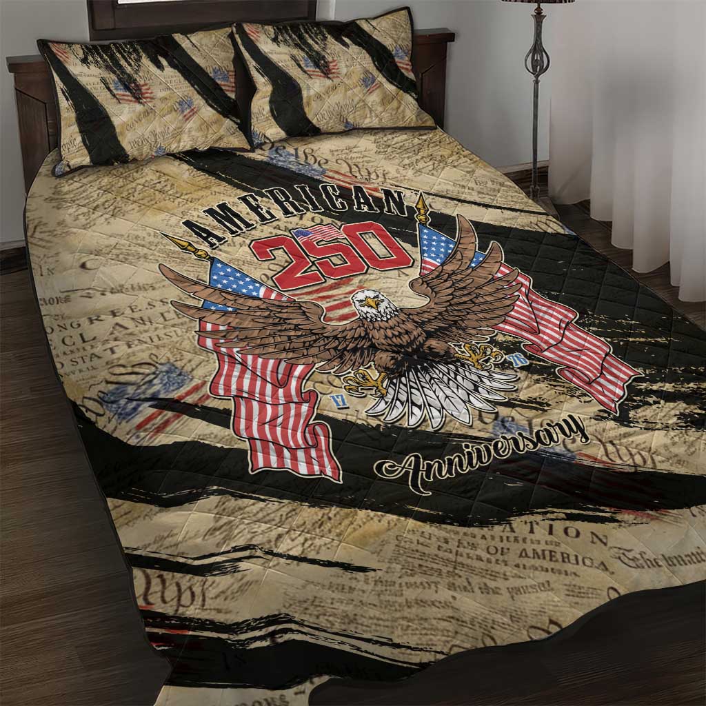 American 250th Anniversary Quilt Bed Set We The People - Wonder Print Shop