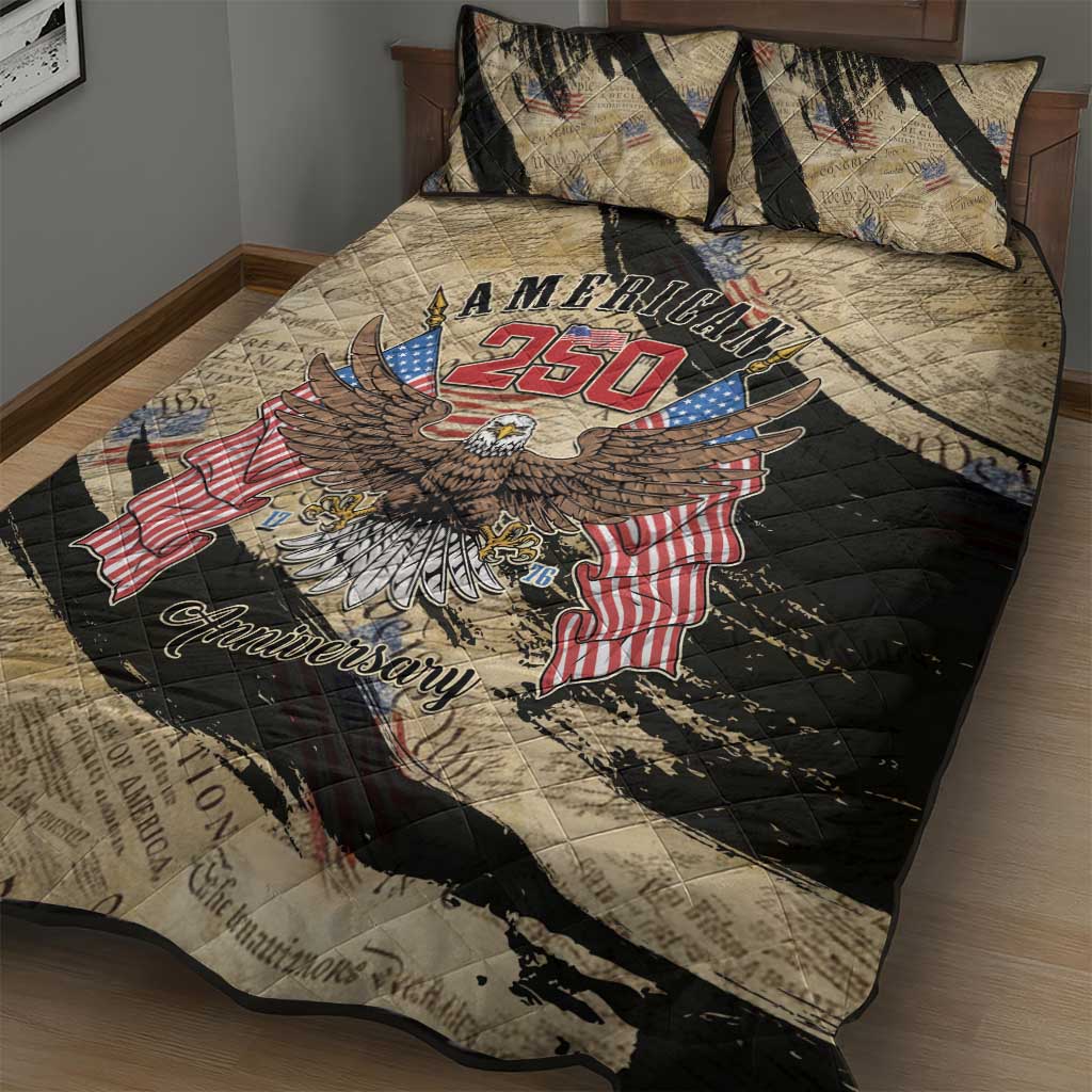 American 250th Anniversary Quilt Bed Set We The People - Wonder Print Shop