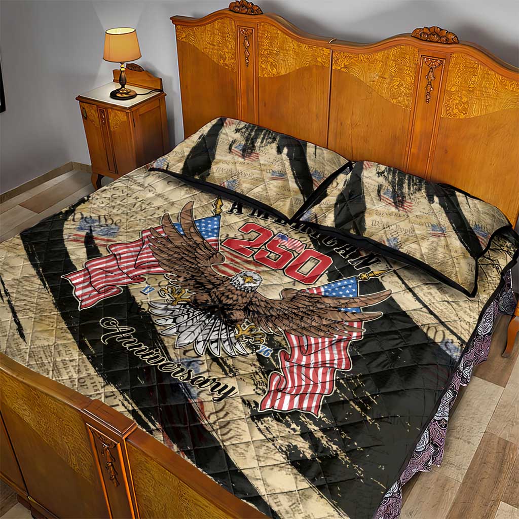 American 250th Anniversary Quilt Bed Set We The People - Wonder Print Shop