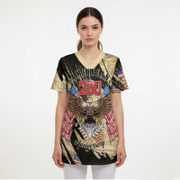 Personalized American 250th Anniversary Scrub Top We The People - Wonder Print Shop