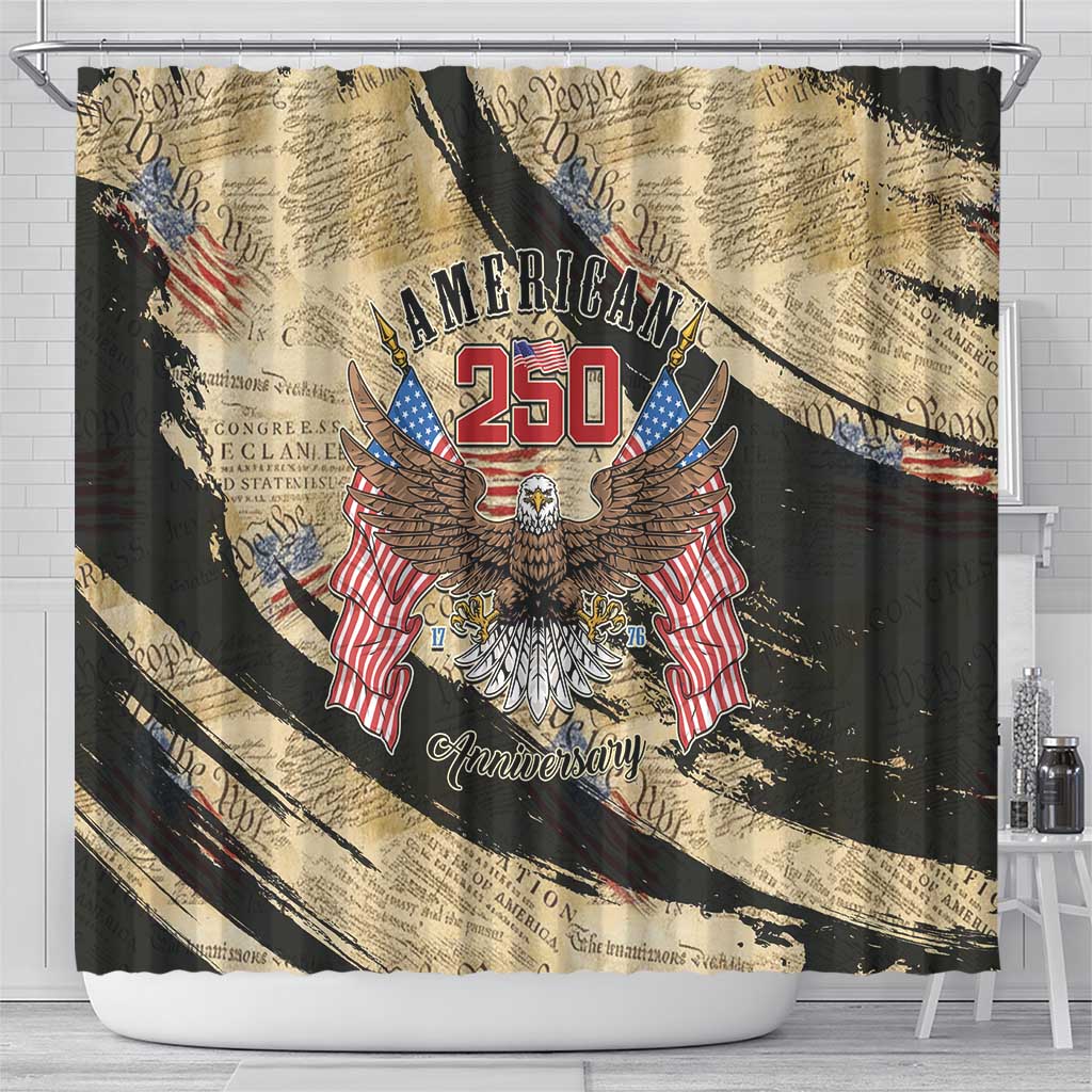 American 250th Anniversary Shower Curtain We The People - Wonder Print Shop