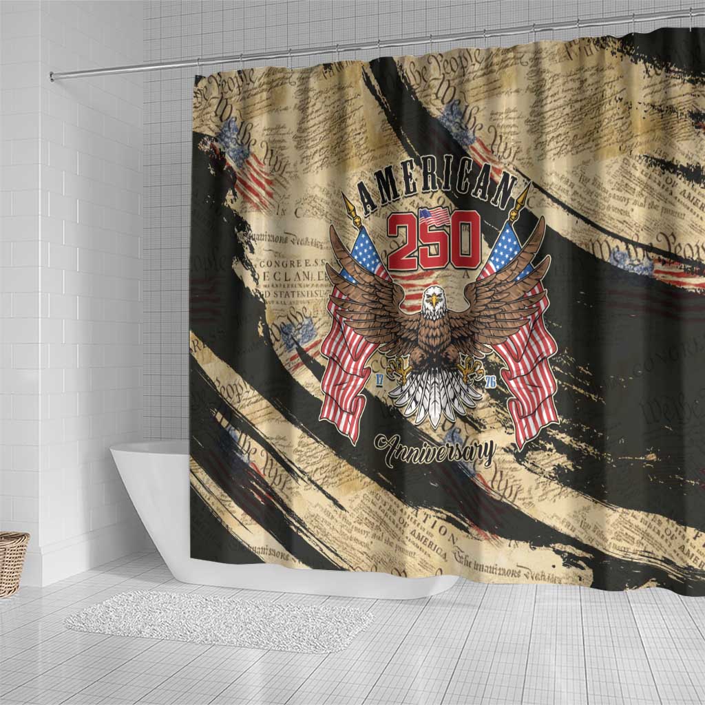 American 250th Anniversary Shower Curtain We The People - Wonder Print Shop