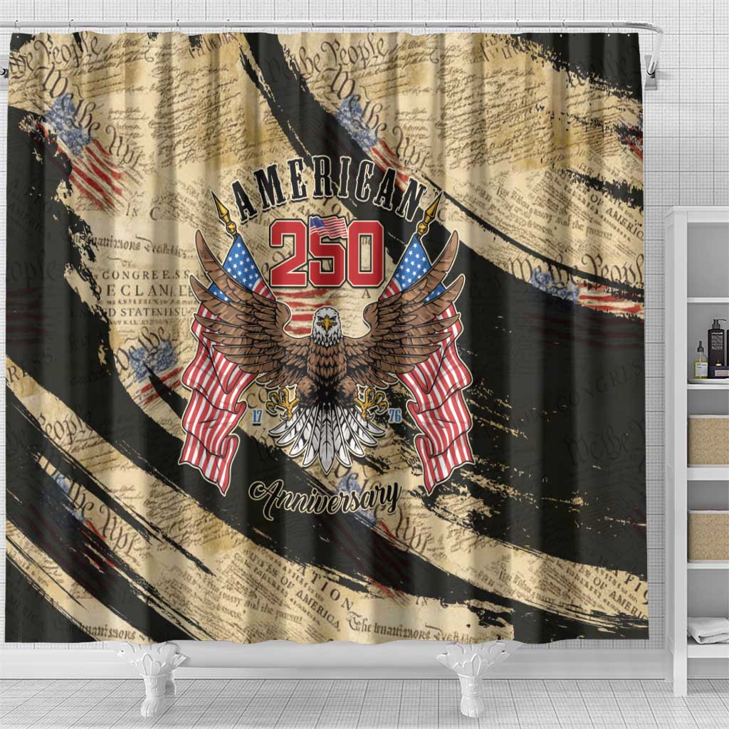 American 250th Anniversary Shower Curtain We The People - Wonder Print Shop