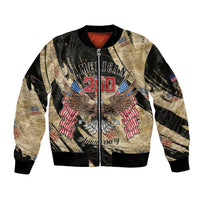Personalized American 250th Anniversary Sleeve Zip Bomber Jacket We The People - Wonder Print Shop