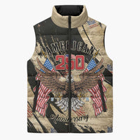 Personalized American 250th Anniversary Sleeveless Puffer Jacket We The People - Wonder Print Shop