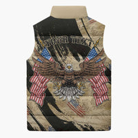 Personalized American 250th Anniversary Sleeveless Puffer Jacket We The People - Wonder Print Shop