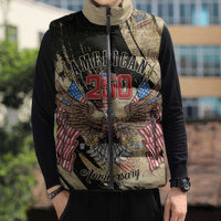 Personalized American 250th Anniversary Sleeveless Puffer Jacket We The People - Wonder Print Shop