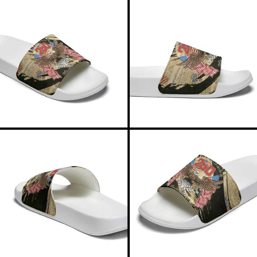 American 250th Anniversary Slide Sandals We The People - Wonder Print Shop