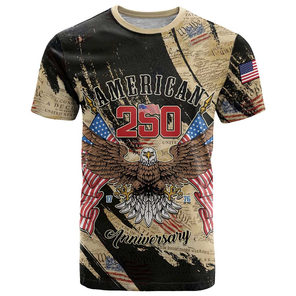 Personalized American 250th Anniversary T Shirt We The People - Wonder Print Shop