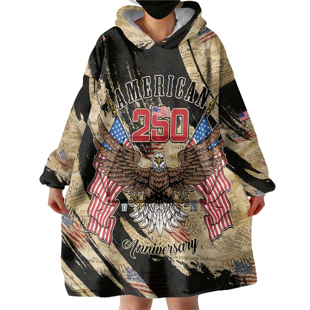 Personalized American 250th Anniversary Wearable Blanket Hoodie We The People - Wonder Print Shop