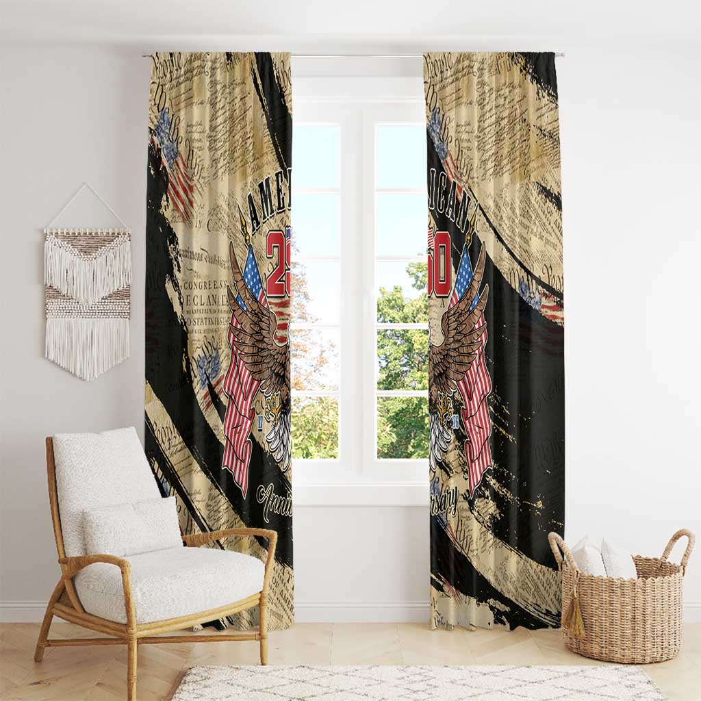American 250th Anniversary Window Curtain We The People - Wonder Print Shop