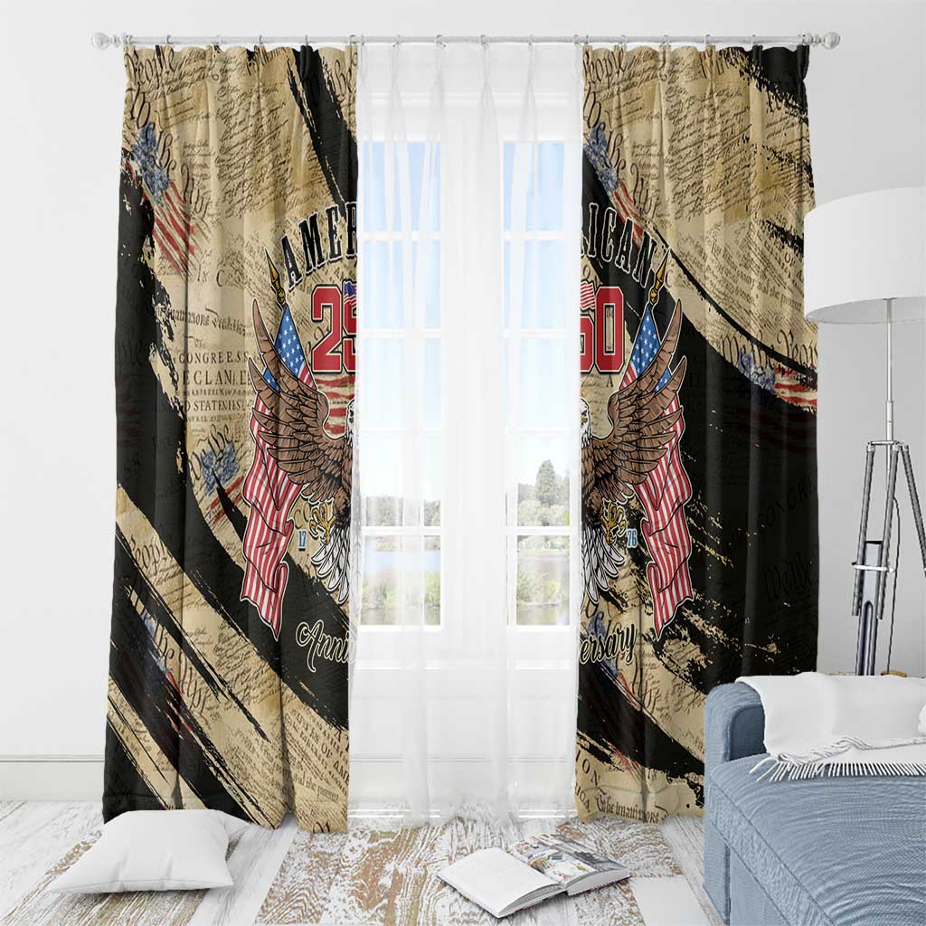 American 250th Anniversary Window Curtain We The People - Wonder Print Shop