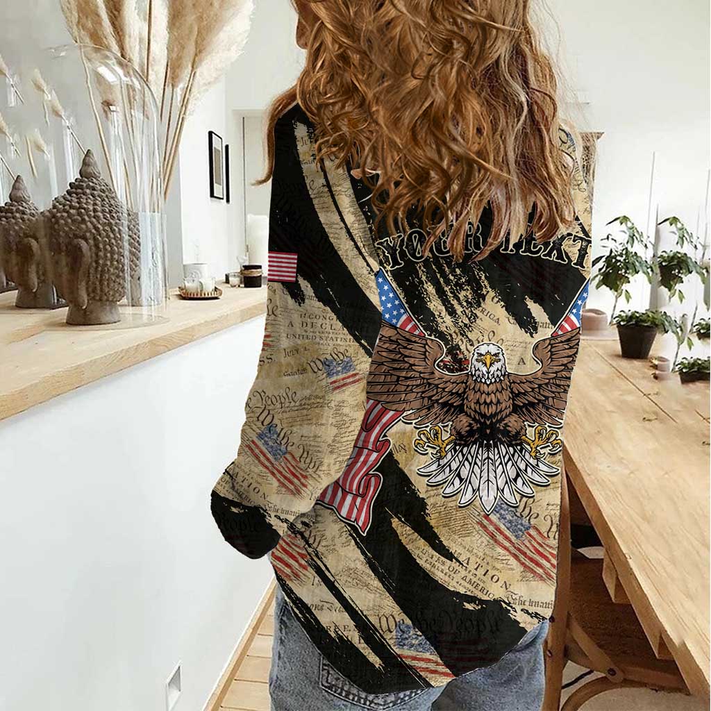 Personalized American 250th Anniversary Women Casual Shirt We The People - Wonder Print Shop