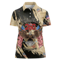 Personalized American 250th Anniversary Women Polo Shirt We The People - Wonder Print Shop