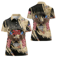 Personalized American 250th Anniversary Women Polo Shirt We The People - Wonder Print Shop