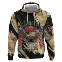 Personalized American 250th Anniversary Zip Hoodie We The People - Wonder Print Shop