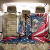 USA Eagle Statue of Liberty Back Car Seat Cover American Patriotic Spirit - Wonder Print Shop