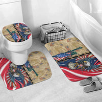 USA Eagle Statue of Liberty Bathroom Set American Patriotic Spirit - Wonder Print Shop