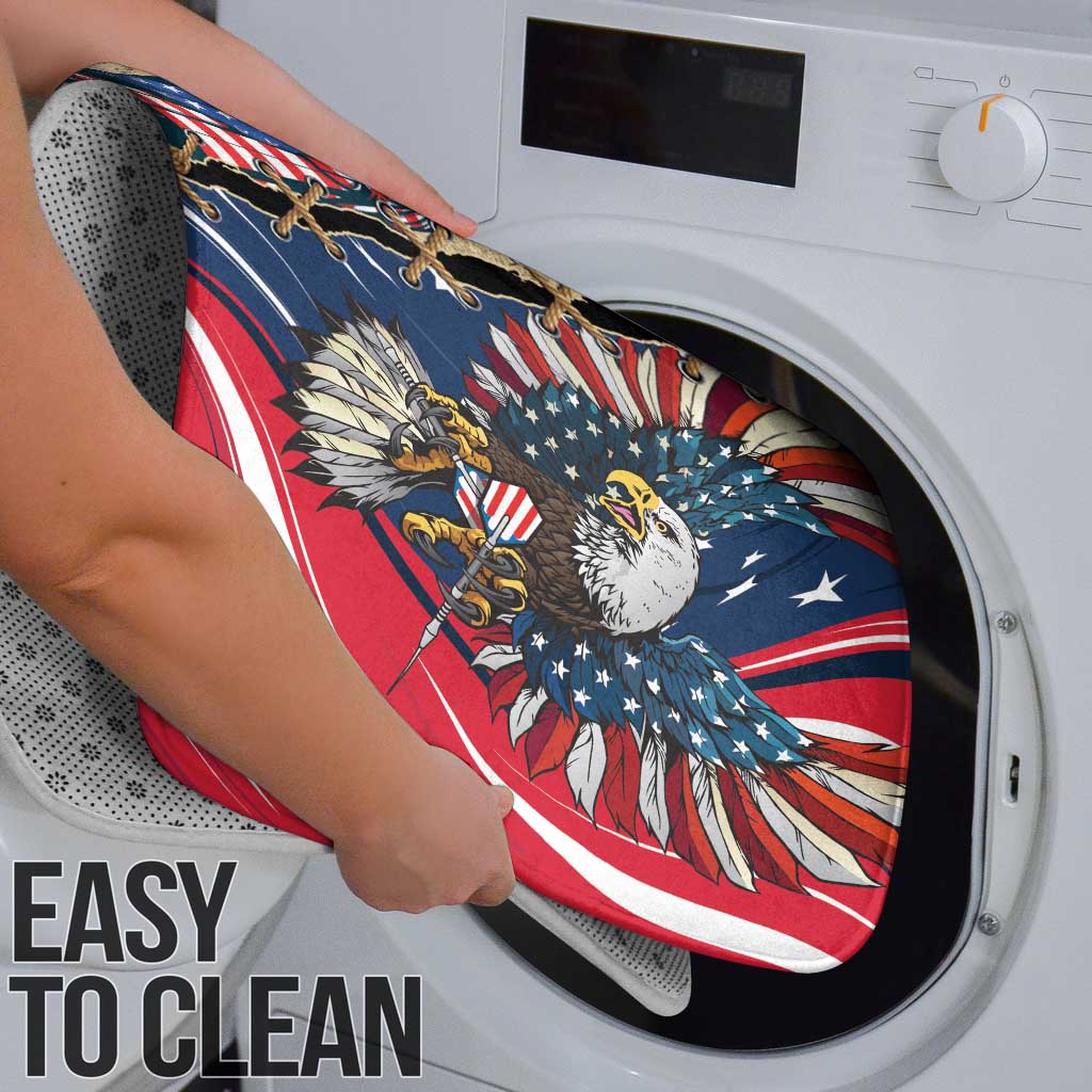 USA Eagle Statue of Liberty Bathroom Set American Patriotic Spirit - Wonder Print Shop