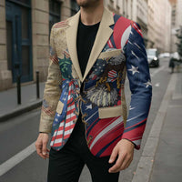 USA Eagle Statue of Liberty Blazer American Patriotic Spirit - Wonder Print Shop