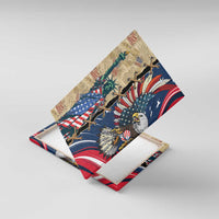 USA Eagle Statue of Liberty Canvas Wall Art American Patriotic Spirit - Wonder Print Shop