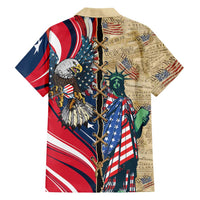 USA Eagle Statue of Liberty Hawaiian Shirt American Patriotic Spirit - Wonder Print Shop