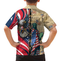 USA Eagle Statue of Liberty Hawaiian Shirt American Patriotic Spirit - Wonder Print Shop