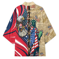 USA Eagle Statue of Liberty Kimono American Patriotic Spirit - Wonder Print Shop