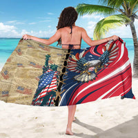 USA Eagle Statue of Liberty Sarong American Patriotic Spirit - Wonder Print Shop