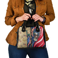 USA Eagle Statue of Liberty Shoulder Handbag American Patriotic Spirit - Wonder Print Shop