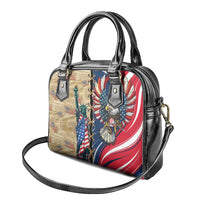 USA Eagle Statue of Liberty Shoulder Handbag American Patriotic Spirit - Wonder Print Shop