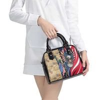 USA Eagle Statue of Liberty Shoulder Handbag American Patriotic Spirit - Wonder Print Shop